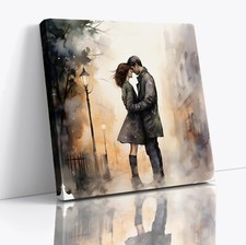 Romantic Embrace Couple