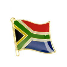 South Africa Flag Enamel Pin Badge Lapel Brooch Jewellery