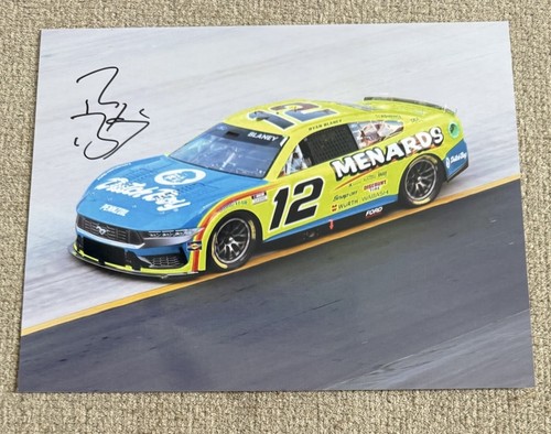 Ryan blaney signed 8x10 photo - blaney,
