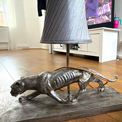 Dunelm panther table lamp - dunelm,