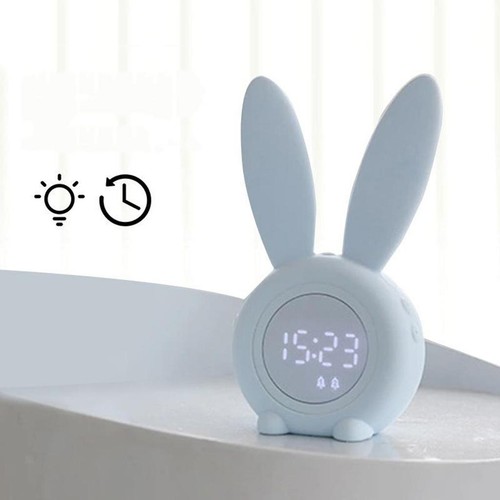 Clock night light silicone - light,