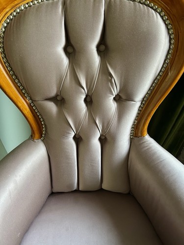 Spoon backed victorian chair - spoon,
