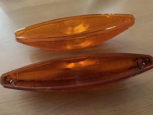 Pair genuine lucas l568 - genuine, amber