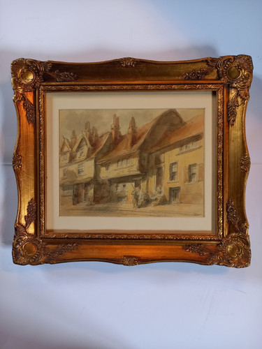 Gilt framed antique - gilt-framed,