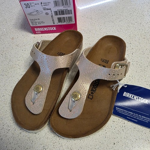 Birkenstock gizeh lace gold - lace,