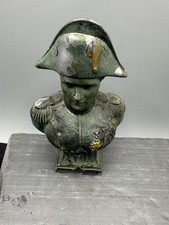 Vintage Metal Napoleon Bust