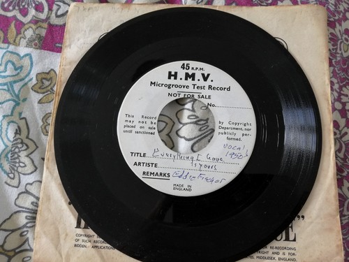 Eddie fisher hmv test - fisher,