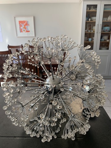 Modern glass chandelier