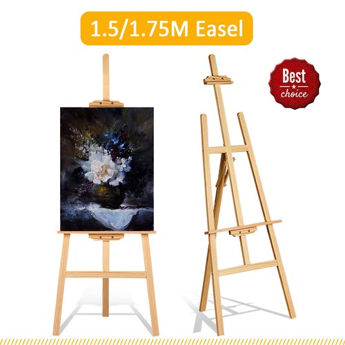 Wooden easel stand artist - wooden,