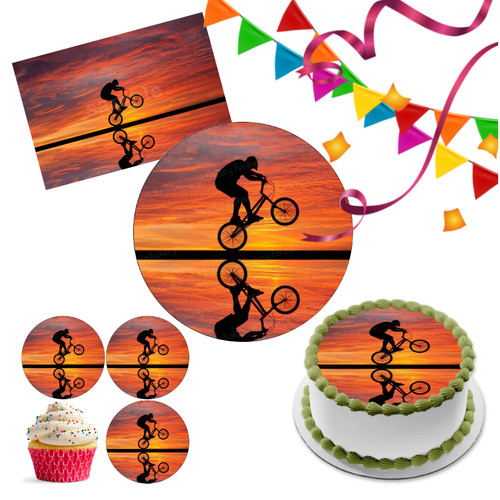 Bicycle bike cake topper - topper, party