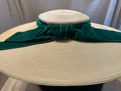 Leon wide brim boater with - mr.,