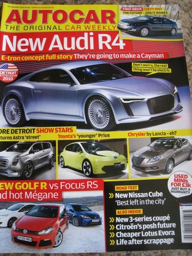 Autocar magazine jan - jan, audi