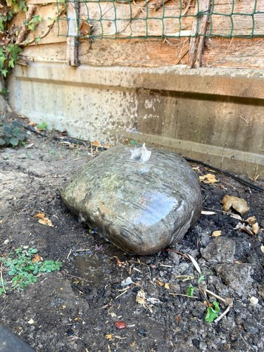 Garden water feature stone - garden,