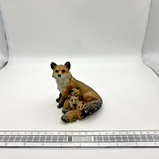 Stone Critters Fox with Kits