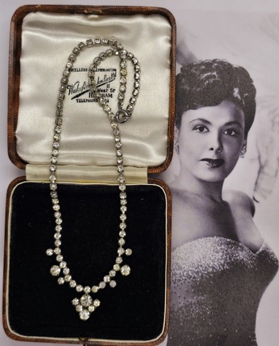 Vintage necklace paste - vintage,