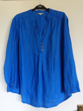Monsoon Blue 100% Linen Tunic