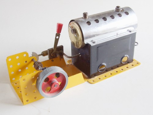 Meccano live steam - meccano, engine
