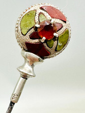 Antique Hatpin Silver Binds