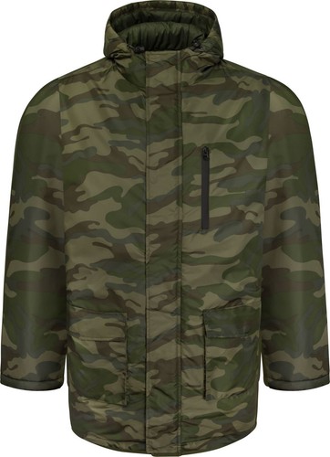 Kam camouflage print quilted - kam,
