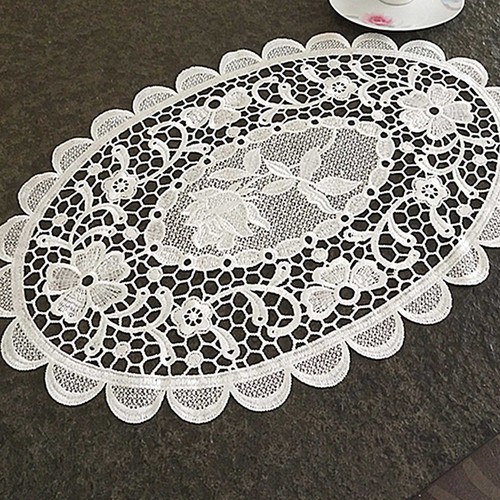 Retro flower fabric placemats - flower,