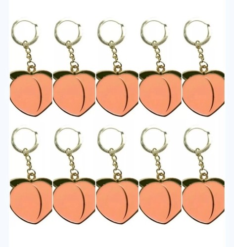 Peach keyrings lovely - peach,