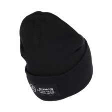 MERCEDES BENZ AMG PETRONAS F1 Official Black Cuff Beanie Hat - JX1416