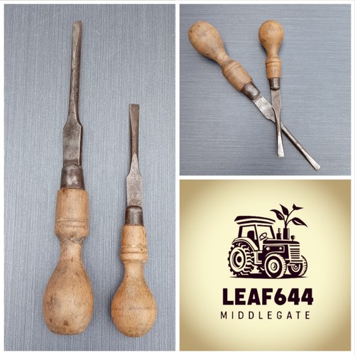 Screwdrivers wooden handle - screwdrivers,