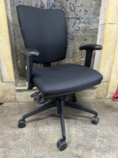 Black Fabric Executive Ergonomic Task Operator Office Chair FREE MCR DELIVERY
