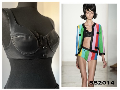 Jeremy scott leather - jeremy, bra