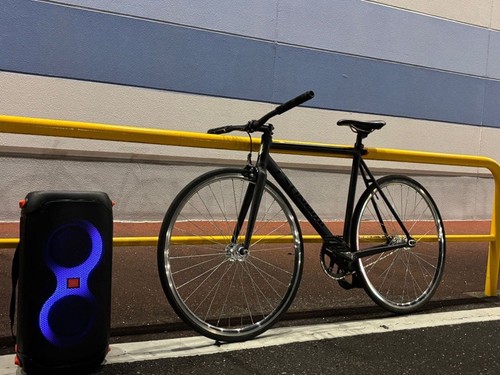 Fixie plated wheel - front, and