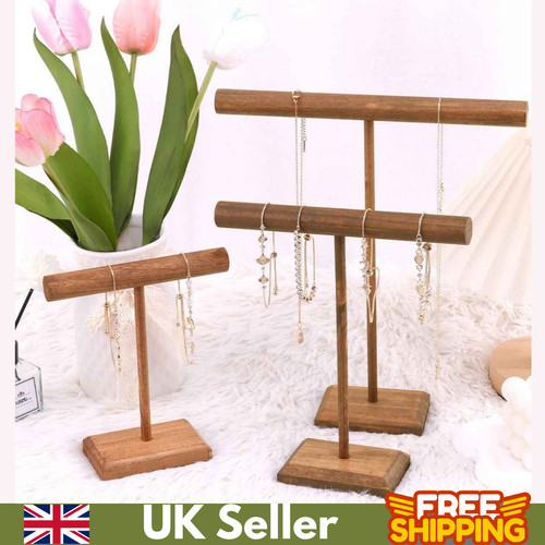 Wooden jewelry display - wooden, stand