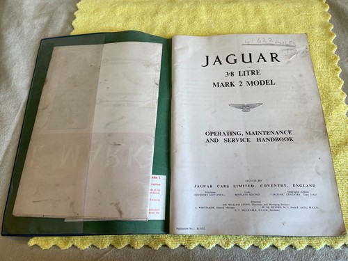 Jaguar litre mark - 3.8,