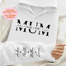 Custom Printed Mum Hoodie with