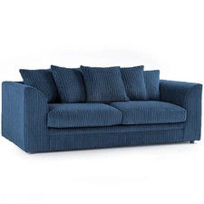 Jumbo Cord Corner Sofa Suite