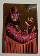 WWF WWE Action Packed 1994 Macho Man Randy Savage Wrestling Trading Card 39 Gold