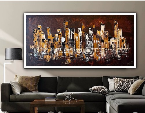 Richter original abstract oil - richter,