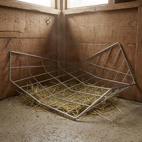 Triangular hay rack steel - rack, barn
