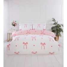Pink Bows Duvet Cover Set