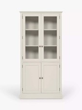 John Lewis Foxmoor Display Cabinet, FSC-Certified, Oak & Cream