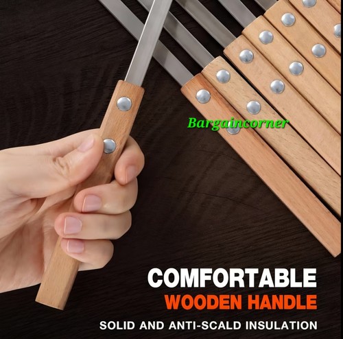 Bbq skewers flat 54cm 10mm - skewers,