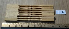 EIGHT WOOD BANNISTER SPINDLES