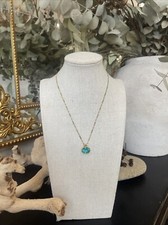 Givenchy gold Tone and emerald necklace Vintage