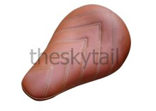 Customized Leaf Style Brown Seat Fit For Royal Enfield Classic Bullet Motorcycle