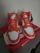 Brand New Nike Dunk Hi Retro (DD1399101) UK Size 7.5 Syracuse and White Trainers