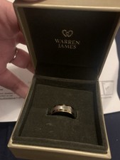 9ct Gold And Silver Heavyweight Men's Wedding Ring Size u