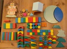 Wooden Play Building Blocks Assorted Selection
