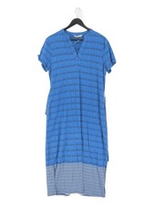 Woolovers Maxi Dress M in Blue