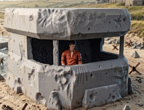 Scale ww2 bunker - scale, battle
