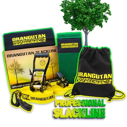 Orangutan slackline 15m tree - orangutan,