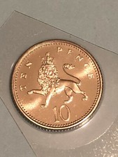 1997 10p Crowned Lion Ten